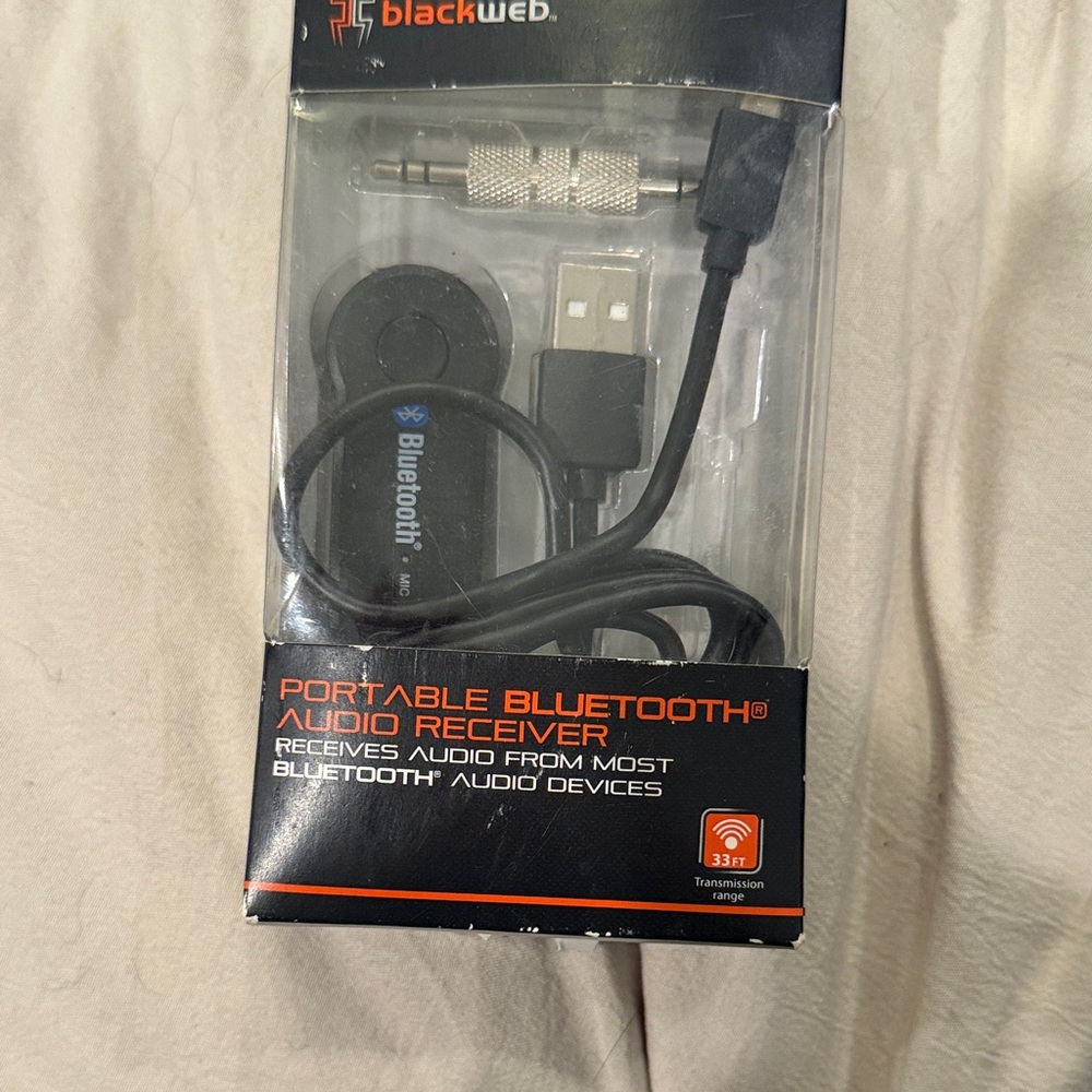 Blackweb Bluetooth Audio Receiver - Black